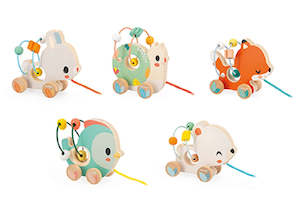 Janod: Janod Animal Baby Looping - Display tray of 9pcs