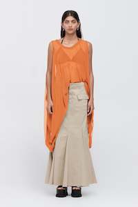 Womens: Tucked Oblique - Russet
