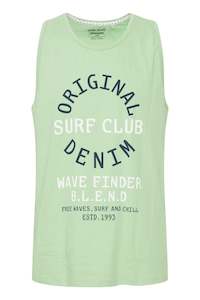 Mens Singlets: Blend He Tank Top - Greengage