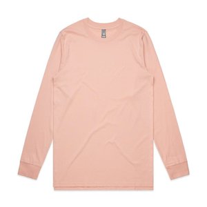 Mens Tops: 5029 Base Longsleeve Tee - Pale Pink