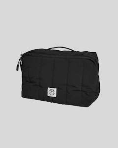 Accessories: Sasja Icon Cosmetic Bag - Black