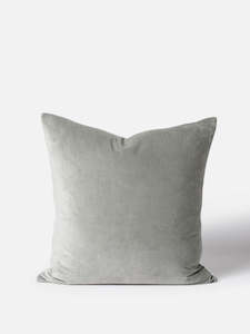 Citta: Velvet Cushion Cover in Pearl