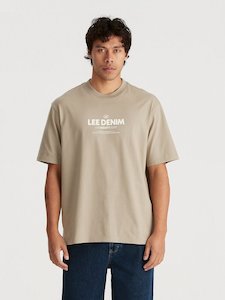Lee: Eighty Nine Baggy Tee - Vintage Khaki
