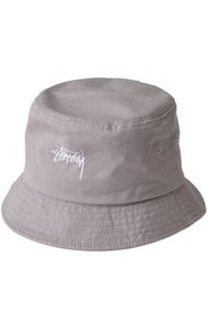 Stussy: Stock Bucket Hat - Grey