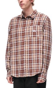 Stussy: Authentic Oxford LS Shirt - Check Oxford