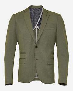 Mens Jackets: Jimmy Fox Blazer Jacket - Olive