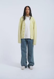 Dr Denim: Tom Cardigan - Brushed Light Yellow