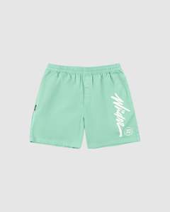 Mens Shorts: Offend Beach Short - Mint
