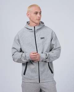 Tech Zip Hoodie - Grey Marle