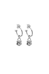 Jewellery: Shield Anchor Earrings