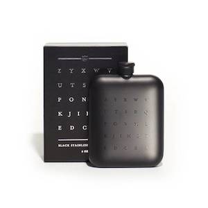 Decor: Black Stainless Steel Flask