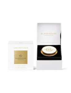 GF Gold Car Diffuser with 1 Replacement Scent Disk - A Tahaa Affair