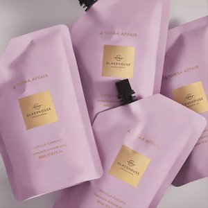 Glasshouse Candles: Fragrance Diffuser Refill Pouch - A Tahaa Affair