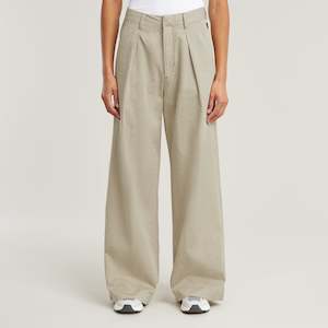 Fluid Wide Leg Pants - Dark Brick