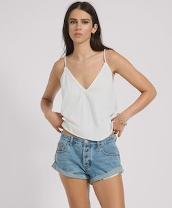 Womens Shorts: Bandits Low Waist Denim Shorts - Blue Crush