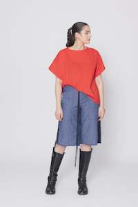 Womens Shorts: Polar Shorts - Denim Blue