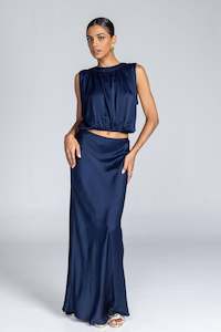 Womens Skirts: Saturday Skirt - Navy