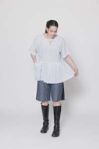 Panic Tee - White Stripe