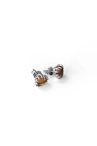 Jewellery: Love Claw Earrings - Citrine