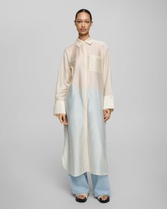 Moss Copenhagen: MSCH Denny Romina Long Shirt - Pistachio Shell