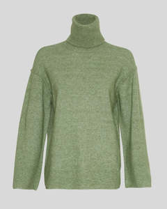 Moss Copenhagen: Sistine Roll Neck Pullover - Willow Bough