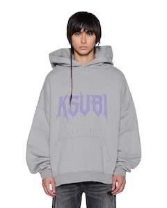 Blasted Hoodie - Smoke Grey