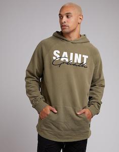 Top Script Raglan Hoodie