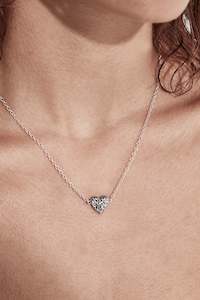 Death Metal Hearts Necklace