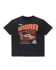 Mens T Shirts: Torque Box Fit Tee - Washed Black