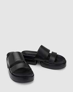 Womens Shoes: Latitude Slide - Black