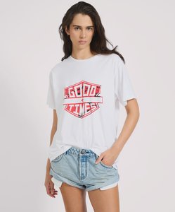 Good Times Boyfriend Tee - White