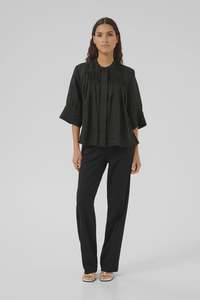 Womens Tops: Vilde Blouse - Meteorite