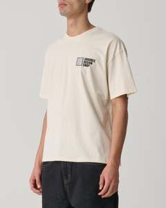 Mens T Shirts: Painter SS Tee - Unbleached