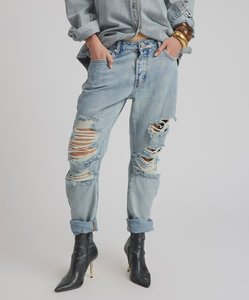 Womens Jeans: Saints Low Waist Messed Up Boyfriend Denim Jeans - Hendrixe