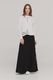 Complacent Skirt - Black/Ivory