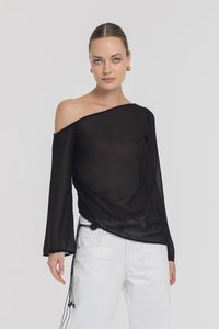 Womens Tops: Feels Like Love Top - Black