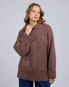 Womens: Mabel Knit Jumper - Chocolate