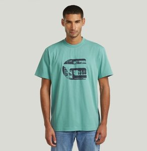 Mens: G Icon Graphic T-Shirt in Mineral