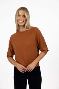 Womens Tops: Grace Top - Caramel