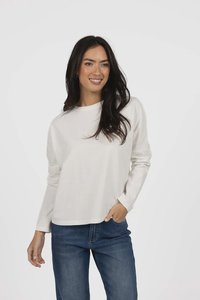 Womens Tops: Wildfire L/S Tee - White