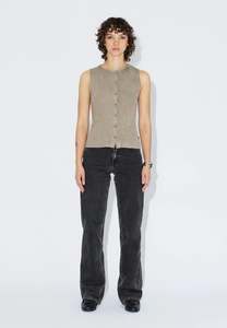 Lilja Rib - Washed Khaki