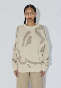 Mic Sweater - Ecru Big Draw