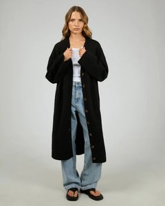 Womens: Willow Knit Longline Cardigan - Black