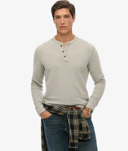 Merchant Grandad Top - Heritage Grey Grindle