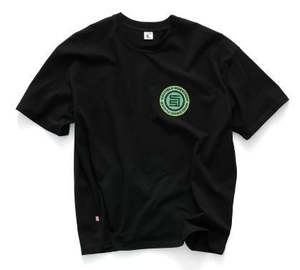 Mens T Shirts: Flavor Dot T-Shirt - Black