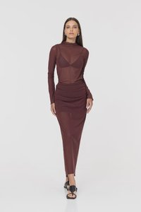 Avelina Skirt - Maroon