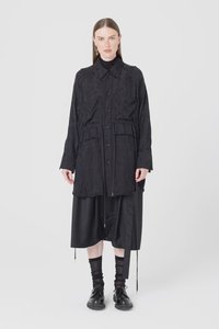 Company Of Strangers: Facts Shirtdress - Black Jacquard