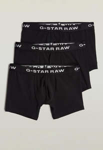 Mens: Boxer Briefs 3 Pack - Black