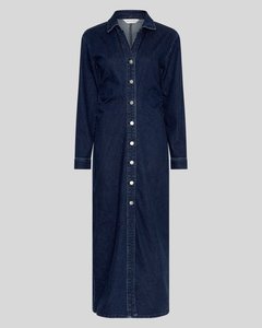 MSCH Mow Shirt Dress - Dark Blue Wash