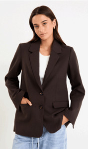 Diploma Dark Chocolate Blazer